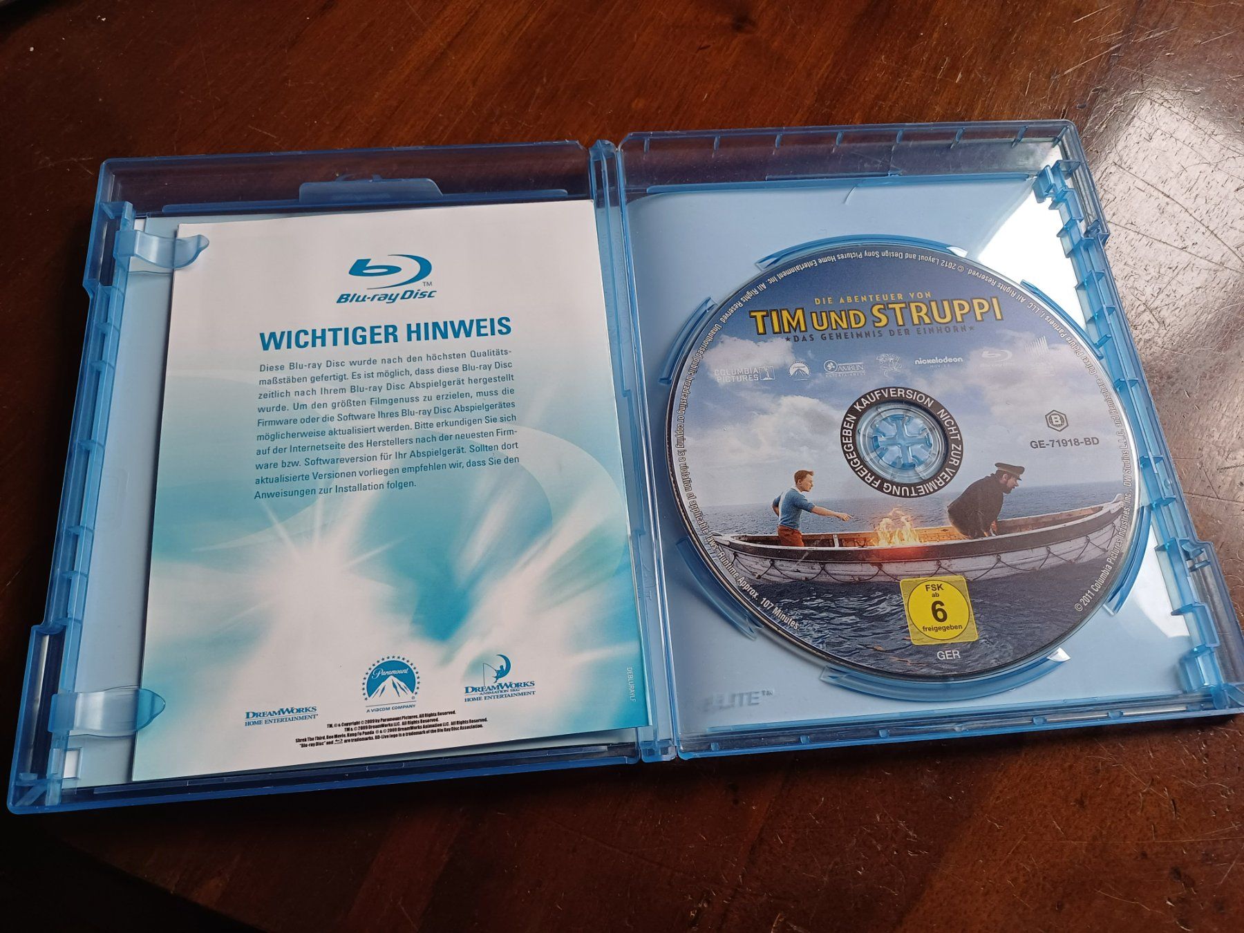 Tutti i DVDs: Tim und Struppi - Das Geheimnis der Einhorn Blu-ray – Usato da Zürich venduto da carolina71 2