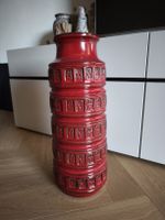 Scheurich Vintage Vase West Germany rote 60er/70er Jahre