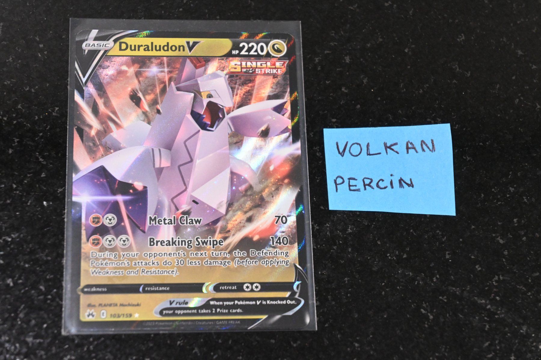 Pokémon Carte collezionabili: Duraludon V #103 Pokemon Crown Zenith – Nuovo (secondo la descrizione) da Aigle venduto da PSAPOKEVOVO