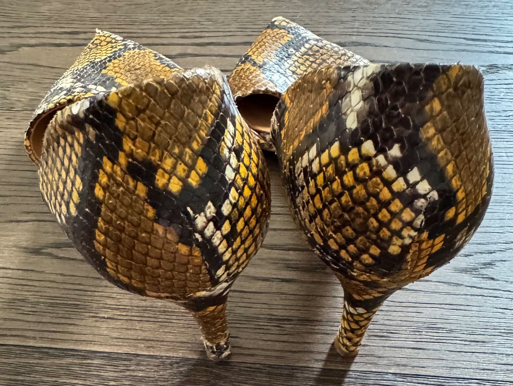 Bugatti Damenschuhe: Bugatti Snake-Print Leather Heels - Made in Italy – Gebraucht aus Uitikon Waldegg von gha_v6gz 4