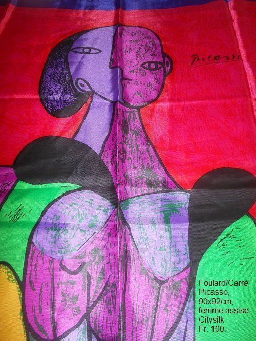 Foulard & Sciarpe: FOULARD  PICASSO 92x92cm – Nuovo (secondo la descrizione) da Basel venduto da jea_xtz8 1
