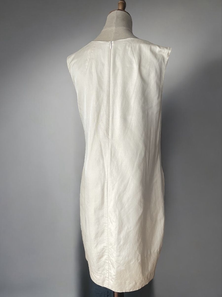 Max Mara Vestiti: Max Mara STUDIO Kleid Creme Beige, Gr. 40 MaxMara Seide – Usato da Zürich venduto da Recode.Fashion 7