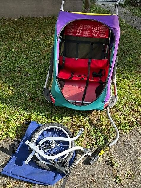 Rimorchi: Fahrradanhänger Wagen klappbar – Usato da Kreuzlingen venduto da blumenfee52 1