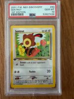 2001 Pokémon Neo Discovery SENTRET 1st Ed #63 PSA 10 GEM MNT
