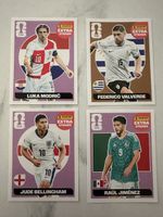 Panini WM 2026: 4x Extra Sticker (Bellingham/Valverde BR/…)