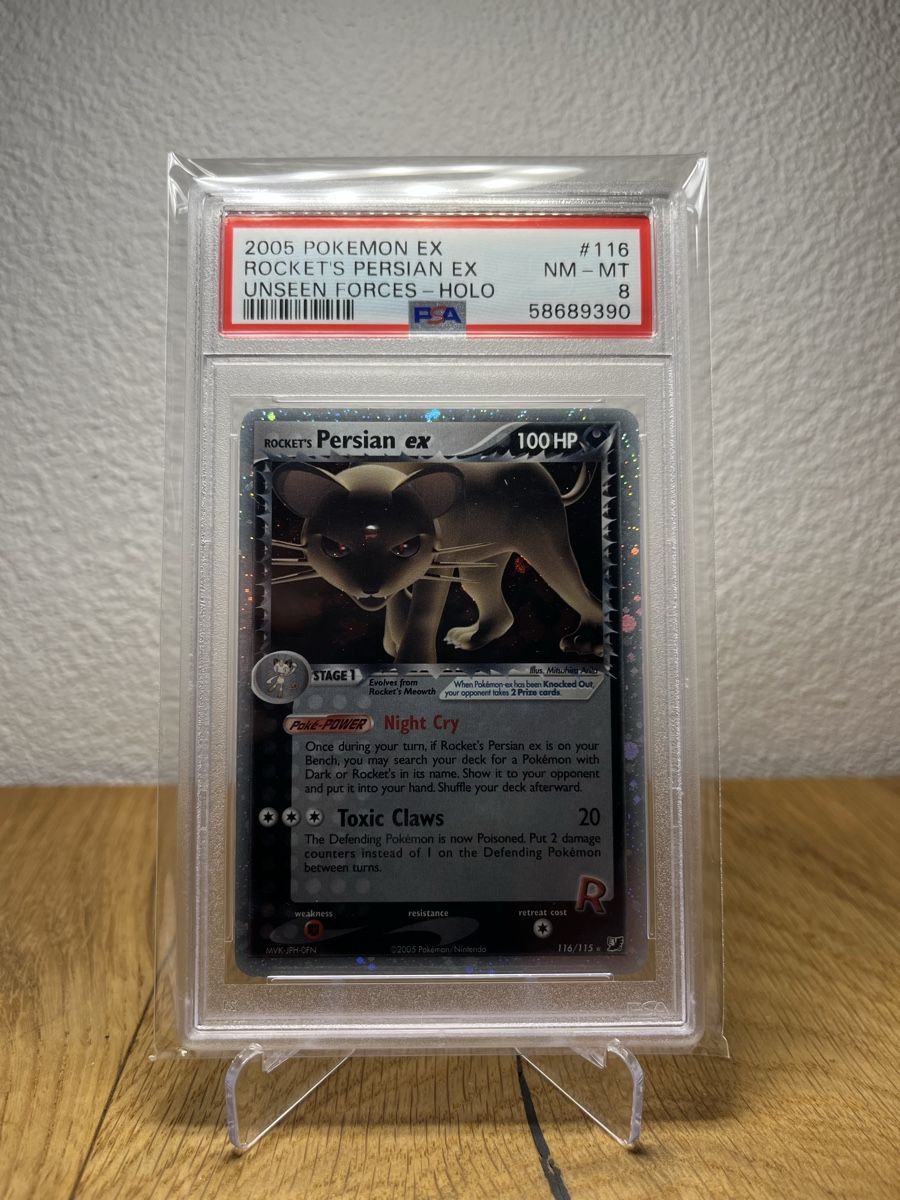 Pokémon Sammelbilder & Trading cards: 2005 Pokemon Rocket's Persian EX Holo PSA 8 – Gebraucht aus Liebefeld von lyluth
