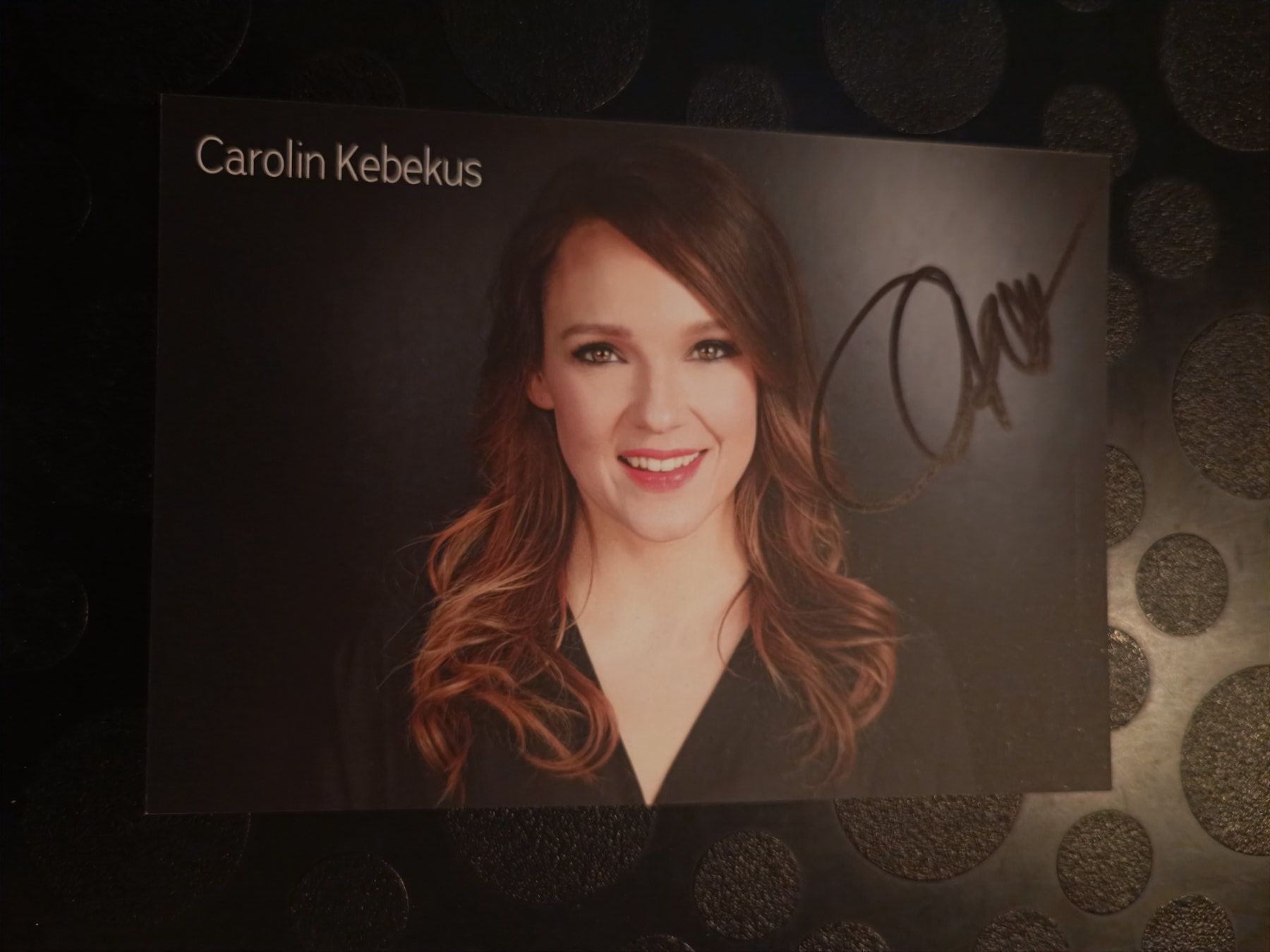 Autografi: Carolin Kebekus - handsigniert -Autogrammkarte – Usato da Menziken venduto da Artographs