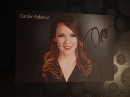 Carolin Kebekus - handsigniert -Autogrammkarte