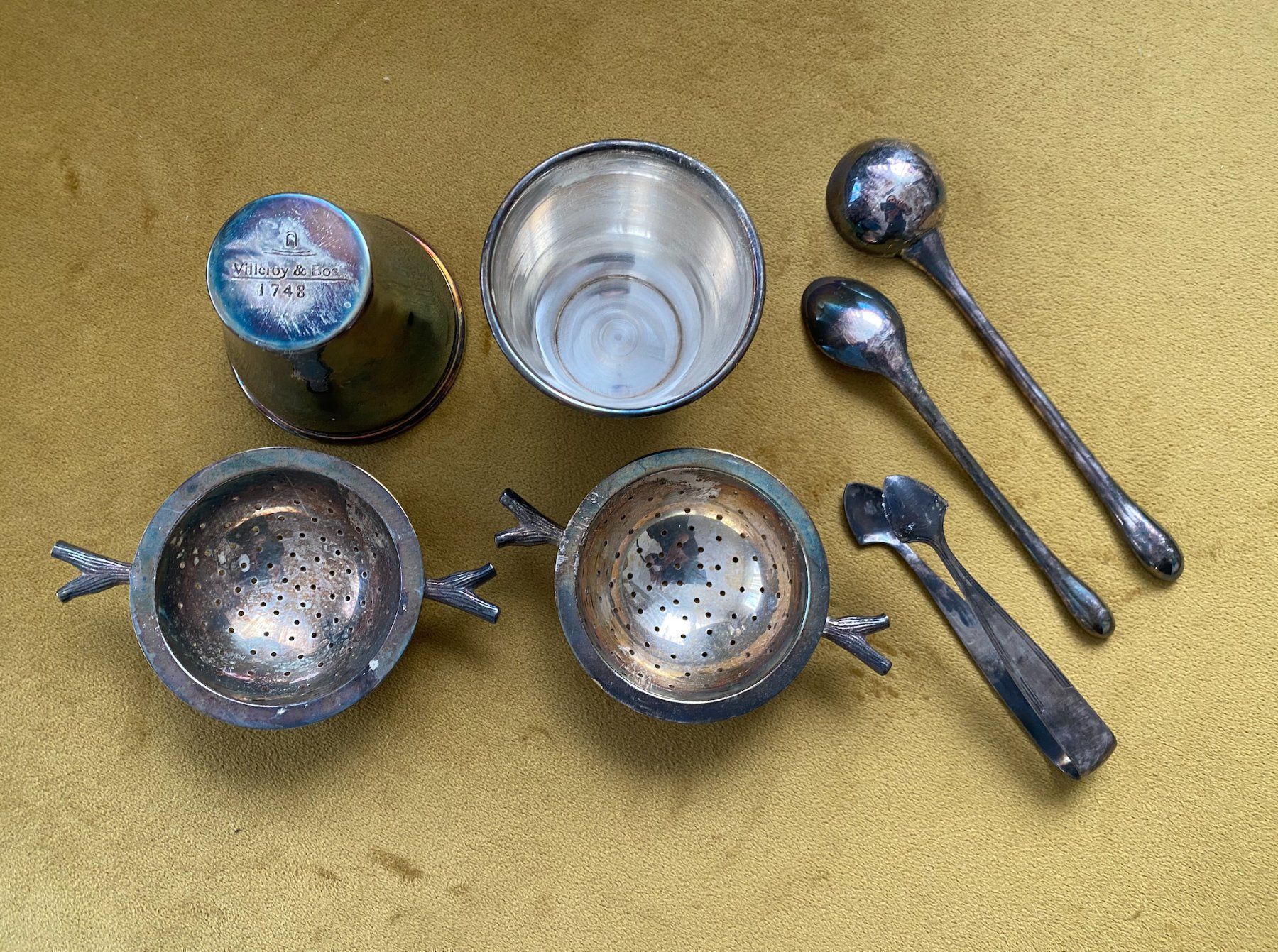 Teekannen: Tee/Kaffebecher mit Sieb, Villeroy&Boch – Gebraucht aus Dagmersellen von Arcticsnow2017