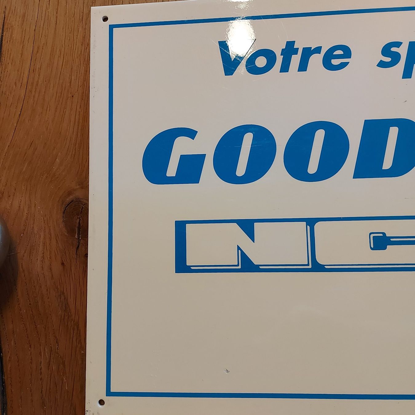 Goodyear Schilder: Goodyear Tuning Blech-Schild Werkstatt Vintage Deko – Gebraucht aus Schlieren von Svenja7 5