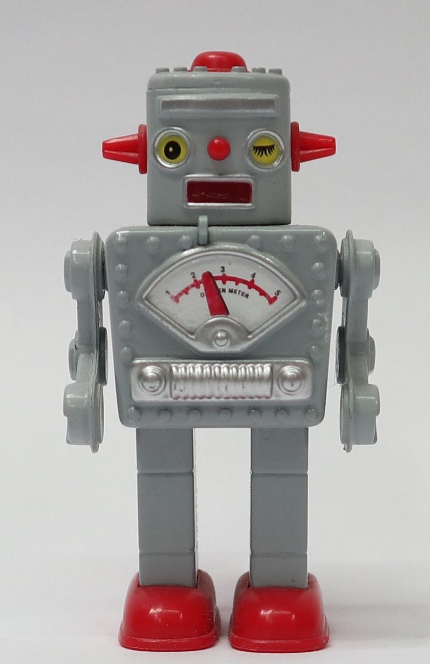 Figuren: Mini Roboter Winky Robot Metall – Neu (gemäss Beschreibung) aus Eschenbach SG von Astalavista