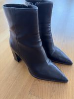 Braune Stiefeletten, Gr. 38, Mango