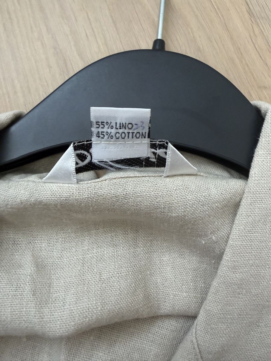 Blusen: Damen Weste beige Grösse XL Leinen Baumwolle – Gebraucht aus Itingen von Granini_93 2