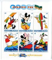 Block Walt Disney. Micky Maus. Antigua