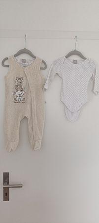 Baby Set, Body und Strampler, Grösse 74