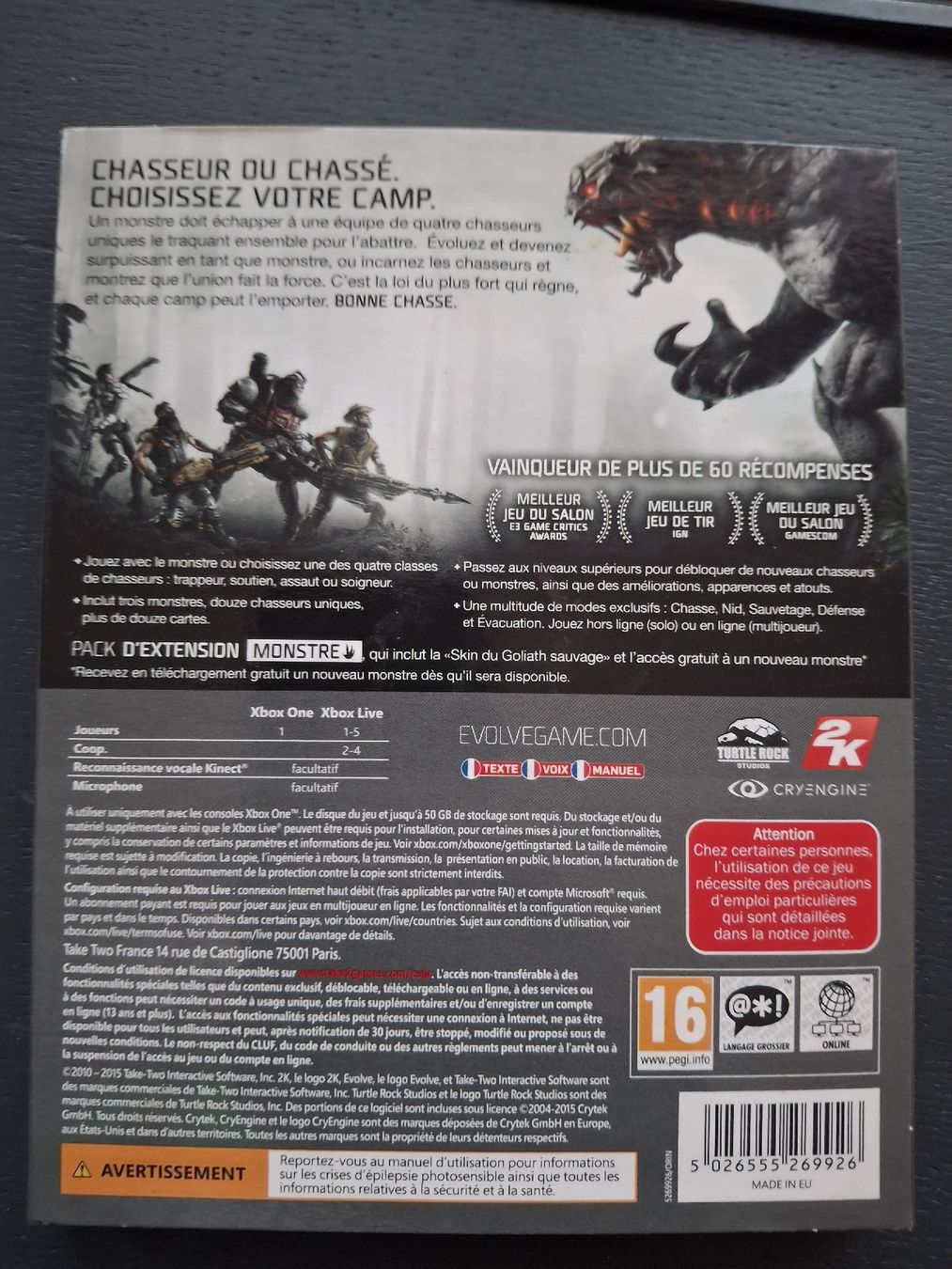 Giochi: Evolve Spiel für Xbox One  – Usato da Thierachern venduto da Wemala 2