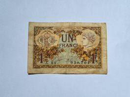Un franc Chambre de commerce de Paris