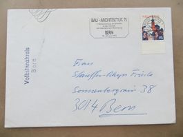Gelaufener Brief von/nach Bern 1975