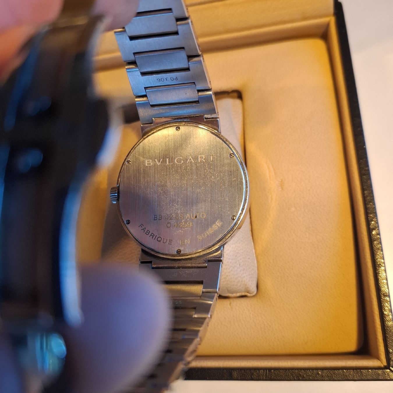 Bulgari Orologi: Bulgari BB42WSSDAUTO Men's Automatic Mechanical Watch – Usato da Nürensdorf venduto da DANG3REUX 4