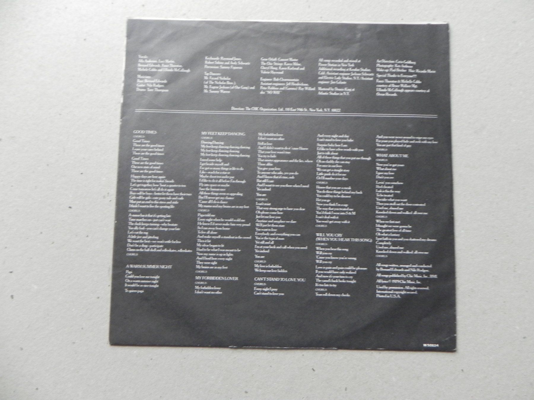 Dischi in vinile: LP USA Funk Soul Disco Group Chic 1979 Risqué – Usato da Siebnen venduto da krimsie 4