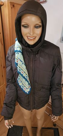 Esprit Winter Jacke Damen Gr. L,braun mit passendem Foulard