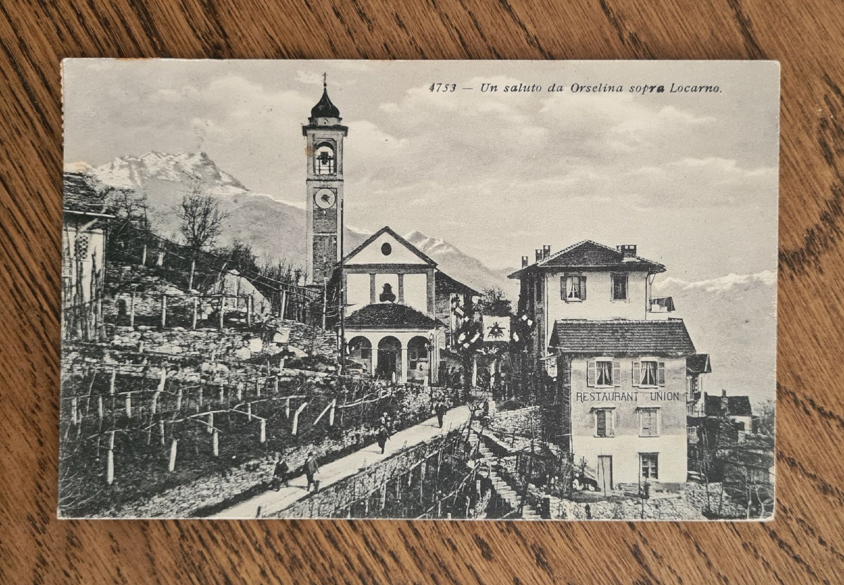 Cartoline postali: Orselina sopra Locarno 1925 – Usato da Ebikon venduto da Donar50