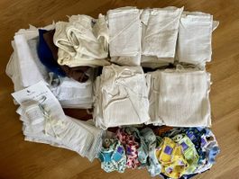 Stoffwindel Komplett-Ausstattung inkl. Anleitungen
