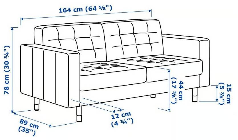 Divani: LANDSKRONA 2er SOFA  – Usato da Aarau venduto da ninaariane 1