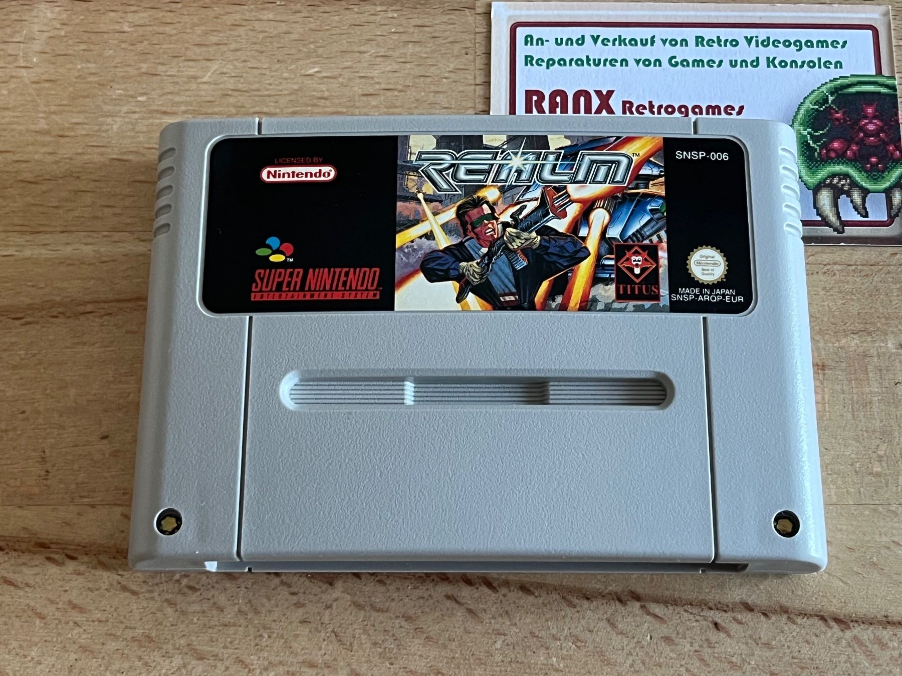 Nintendo Giochi: Realm, SNES Super Nintendo Spielmodul original – Usato da Thalwil venduto da ranx