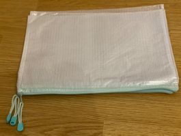 Etui Reissverschlussmäppchen Neu A4 Grün 3 Stück