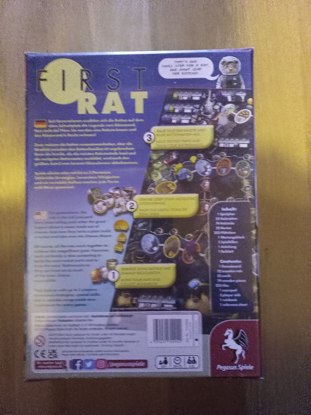 Giochi: First Rat - Brettspiel neu ovp – Nuovo e nell'imballaggio originale da Adligenswil venduto da 3.141592 1