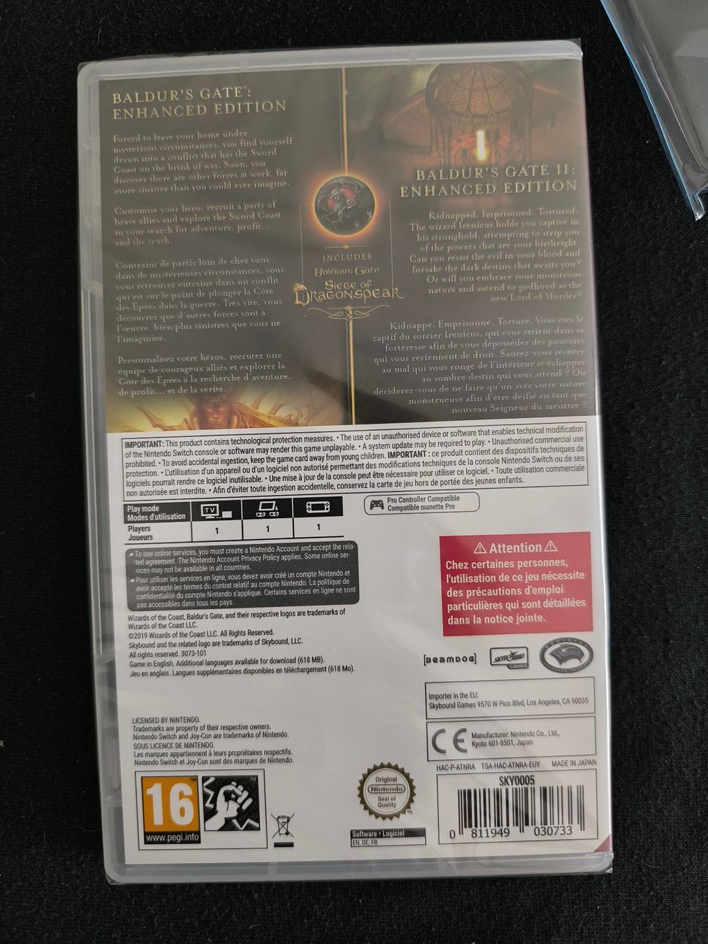 Jeux: Baldurs Gate & Baldurs gate 2 Nintendo Switch Sealed – Neuf avec emballage d'origine à Schüpfen par RetroSteelix 1