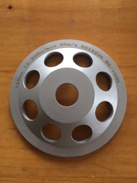 Rivestimenti per pavimenti: PKD- Topfschleifscheibe silber 125 mm – Nuovo e nell'imballaggio originale da Zuzwil SG venduto da Dorian67 1