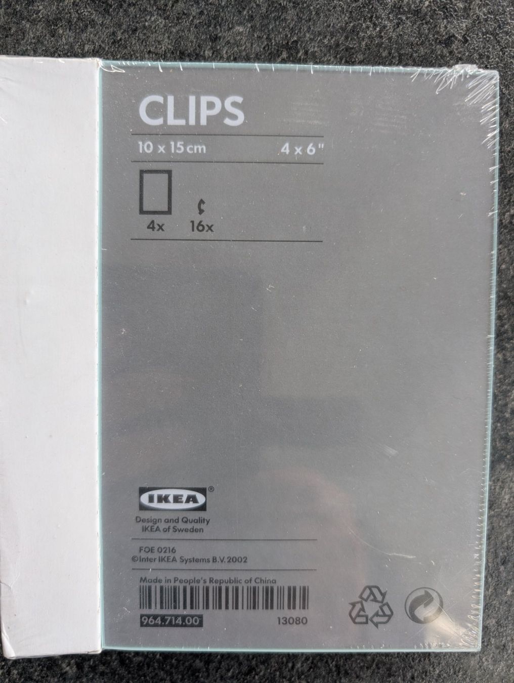 Ikea Cornici: Ikea Clips Rahmen 10x15cm, 3er Pack, Originalverpackt – Nuovo e nell'imballaggio originale da Stallikon venduto da jmt_21n 1