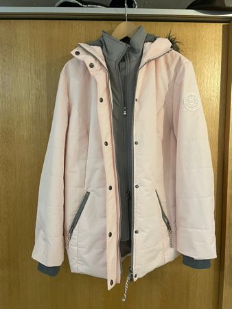 Veste d’hiver femme BPC Bonprix – rose poudré – taille 44