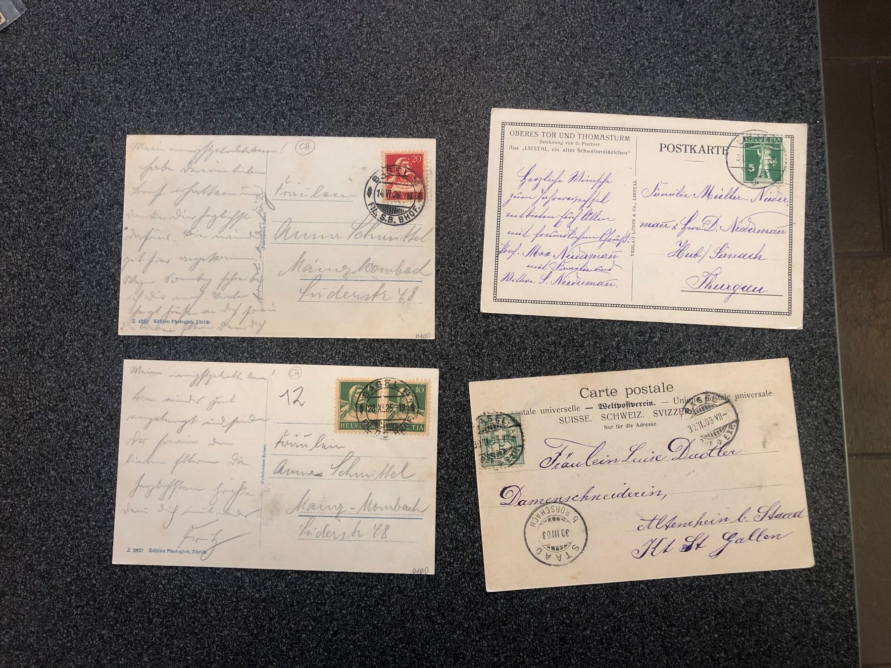 Cartoline postali: 19 uralte Ansichtskarte aus BASEL STADT – Usato da Lufingen venduto da TopAnsichtskarten 1