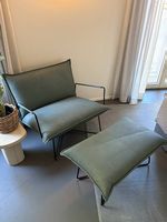 Ledersessel und Hocker Jess Design