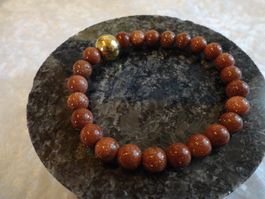 Goldfluss, Goldkugel  Armband