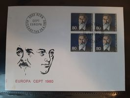 Alte Briefmarke, Sonderstempel Bern 1980, Top Zustand!