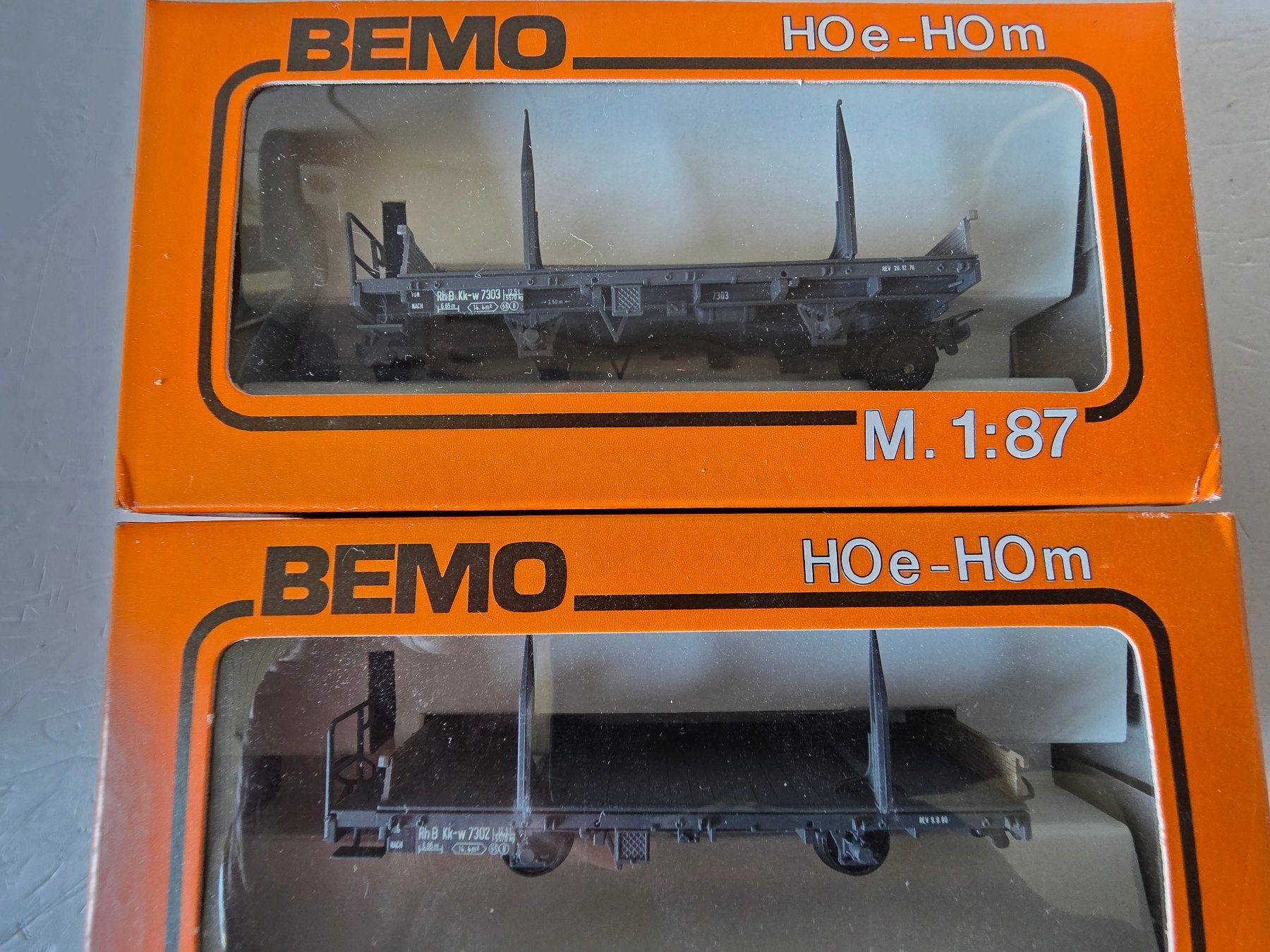 Bemo Modellini di ferrovie: 6 Stück verschiedene RhB Güterwagen – Nuovo (secondo la descrizione) da Seuzach venduto da Loeckeli01 1