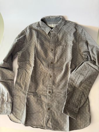 Hemd ALLSAINTS Grau Gepunktet Grösse S guter Zustand