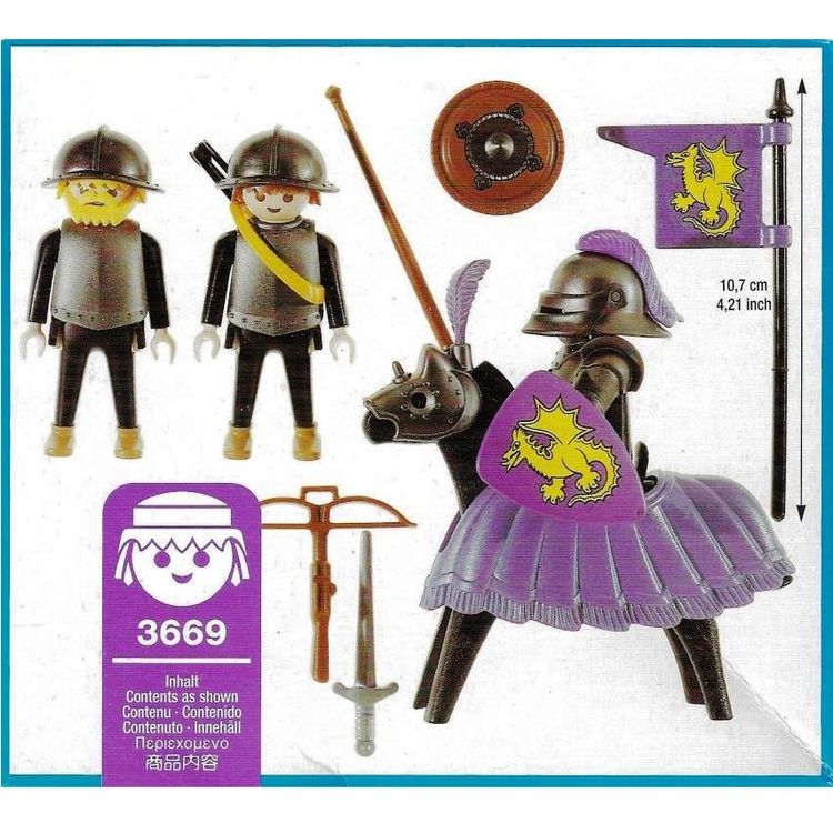 Playmobil - 3 Ritter & 2 Pferde aus den 1990 Jahren | Kaufen auf Ricardo