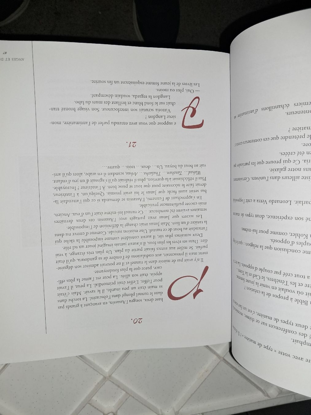 Livres: Anges & Démons Da Vinci code – D'occasion à Le locle par juliensaran 2