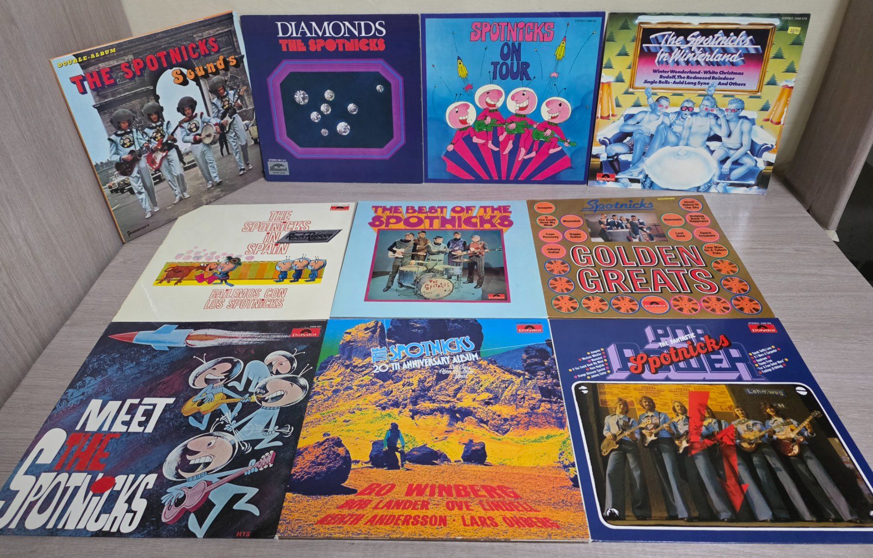 Dischi in vinile: The Spotnicks Band Sammlung 10 Stk. – Usato da Root venduto da atelier22