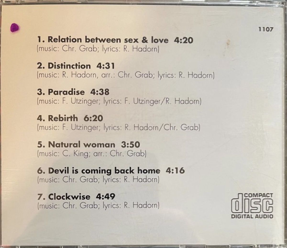 CD: Blastic * Clockwise? (CD) – Usato da Wettswil venduto da osoma99 1