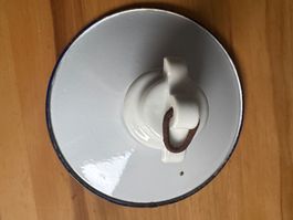 Vintage Lampe, Küchenlampe, Emaille Lampe,Top Zustand!