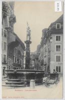 Solothurn - Ursusbrunnen - Leiterwagen - animee belebt
