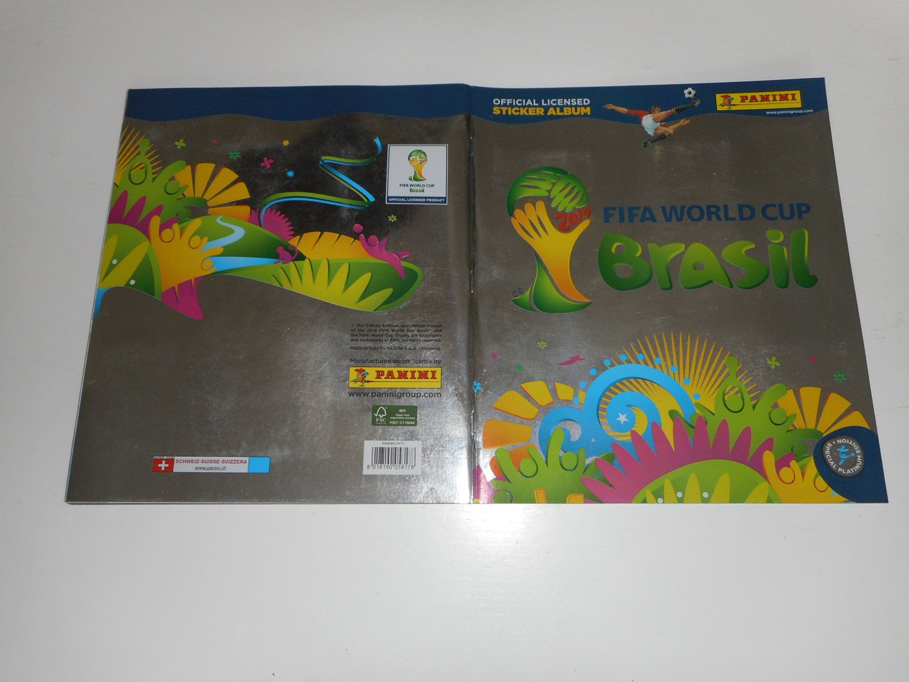 Panini Alben: Panini WM Album Brasil 2014/14 Nr.3 komplett – Gebraucht aus Cham von Paniniworld
