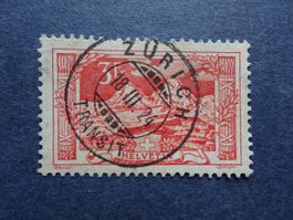 1918 Z-Nr. 142 mit glasklarem Vollstempel