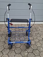 Rollator Gehwagen blau mit Sitz und Korb wenig gebraucht